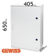 Cuadro eléctrico de poliéster Gewiss GW46004F con puerta ciega