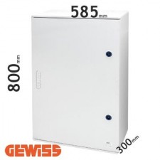 Cuadro eléctrico de poliéster Gewiss GW46006F con puerta ciega