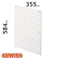 Placa de fondo perforada Gewiss GW464011 para cuadros de 405x650