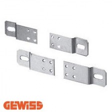 Juego de 4 grapas de acero galvanizado Gewiss GW46446 para fijar cuadros