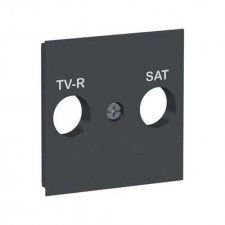 Tapa toma R-TV/SAT New Unica NU944154 Schneider antracita