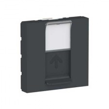 Tapa toma datos RJ45 New Unica NU946154 Schneider antracita
