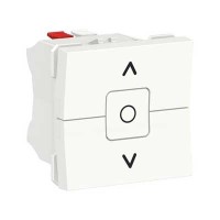 Interruptor de persianas New Unica NU320818 Schneider blanco polar