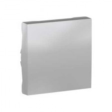 Tapa ciega 2 módulos New Unica NU986630 Schneider aluminio