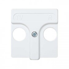 Tapa toma television R-TV 27053-34 blanco serie simon 27 play