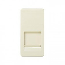 Tapa adaptador 1 RJ AMP estrecho 27087-31 marfil simon 27