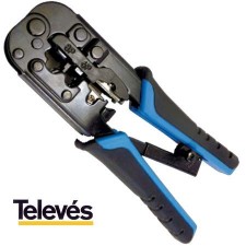 Crimpadora TELEVES 209801 rj45 rj11 rj12 4p4c 4p2c