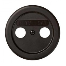 Tapa toma TV satélite Simon 88097-32 color marrón