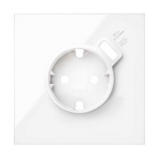 Kit front 1 enchufe + cargador USB 10020109-130 blanco Simon 100