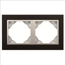 Marco 2 elementos Efapel 90920 t pa animato negro aluminio
