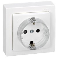 Base de enchufe Simon 73432-50 de superficie 16A 250V Blanco