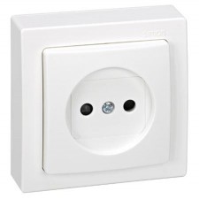 Interruptor de Pared Doble Niloé Monoblock Blanco