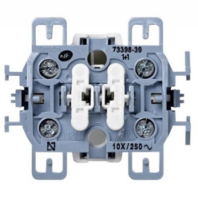 Simon 31398-30 - Interruptor doble 31398-30 : : Bricolaje y  herramientas