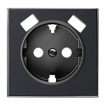 estándar color negro 16A 22,5 x 15 x 7,8 centímetros 250V con protección infantil Niessen Base enchufe schuko y doble cargador USB referencia: 8188.3