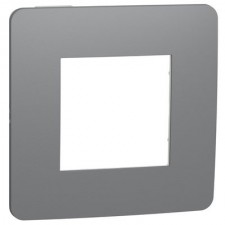 Marco 1 elemento gris Schneider NU280221 New Unica Studio
