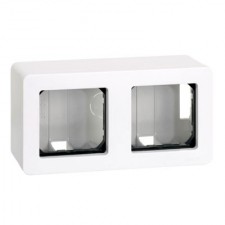 Caja de superficie doble 27821-35 Simon 27 blanco