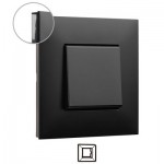 Marco 1 elemento Legrand 741051 Valena Next Dark fumé