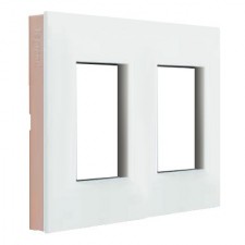 Marco 2 elementos Legrand Valena Next 741022 blanco oro rosa