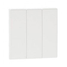 Tecla triple interruptor blanco Efapel 50661 T BR Apolo 5000
