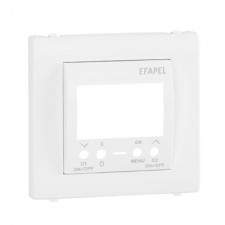 Tapa blanca para interruptor horario digital 2 circuitos Efapel 50744 T BR Apolo 5000