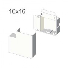 Angulo plano canaleta 16x16...