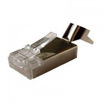 Conector RJ45 categoría 7 macho FTP red informática