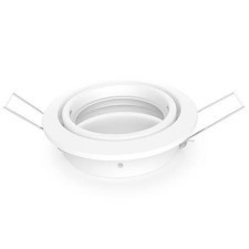 Ojo de buey empotrable orientable blanco GU10 para bombillas LED