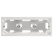 Caja de superficie Niessen Sky 3 elementos 8593 BL