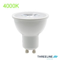 Bombilla LED dicroica GU10 Threeline 5W 4000K 490lm