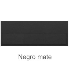 Kit front Simon 100 negro mate 3 elementos 3 teclas 10020301-238