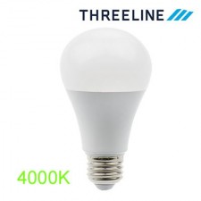 Bombilla LED estándar 12W Threeline 4000K luz natural 1550lm