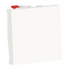 Pulsador Schneider NU320618 New Unica blanco Polar