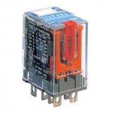 Relé 2 polos C7-A20X/AC24V Releco en miniatura 2 polos contactos inversores