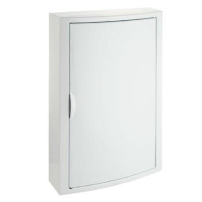 Solera 93 – Presa A Superficie Per 3 Elementi – 253x96x43 Mm – Colore Bianco – Materiale Resistente Per Impianti Elettrici