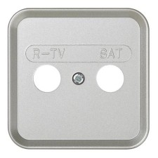 Tapa toma senal r-tv sat simon 31097-63 Aluminio