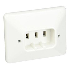 Base enchufe schuko con seguridad Simon 31 blanco nieve SIMON 31432-60