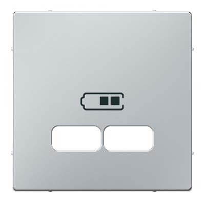 Tapa cargador USB doble MTN4367-0460 Schneider Elegance aluminio