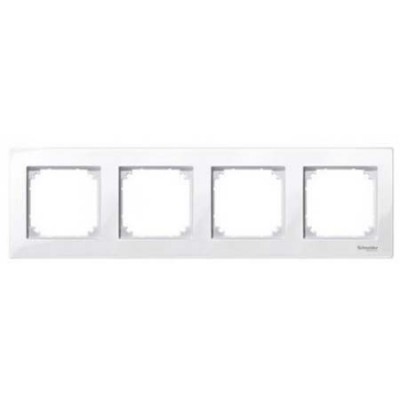 Marco 3 elementos horizontal Blanco sin Embellecedor Schneider Unica-Colors  U4.006.18