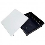 Caja solera 620 conexion tapa garra metalica 200x200x65