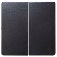 Tecla doble Simon 8200026-098 concept negro mate