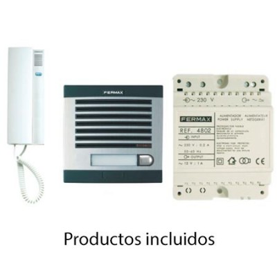 Portero automático Fermax 4860 N-CITY 4+N 1 línea