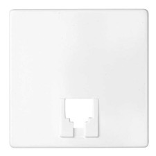 Tapa Simon 8200062-090 concept blanco mate para toma de teléfono