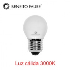 Bombilla esférica LED mate 5W E27 luz cálida 5925631(N)-4C