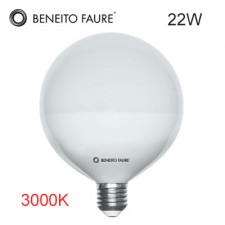 Bombilla globo de LED 22W Beneito & Faure 3519 E27 120 diámetro luz cálida