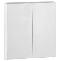Tecla doble interruptor Efapel 90611 t br Logus 90 blanco