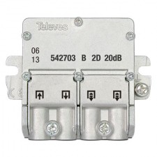 Derivador plantas 4-6 conector easyF 542703 Televes