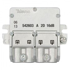 Derivador plantas 2 3 televes 542603 conector easyF