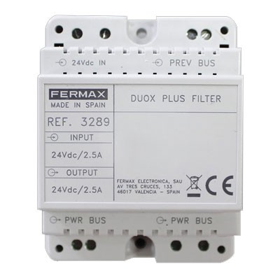 Filtro DUOX PLUS 3289 Fermax 24Vdc