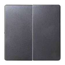 Tecla doble cruzamiento Simon 8202126-096 concept titanio