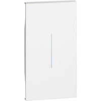 Tecla 2 módulos Bticino Living Now KW01M2 blanco